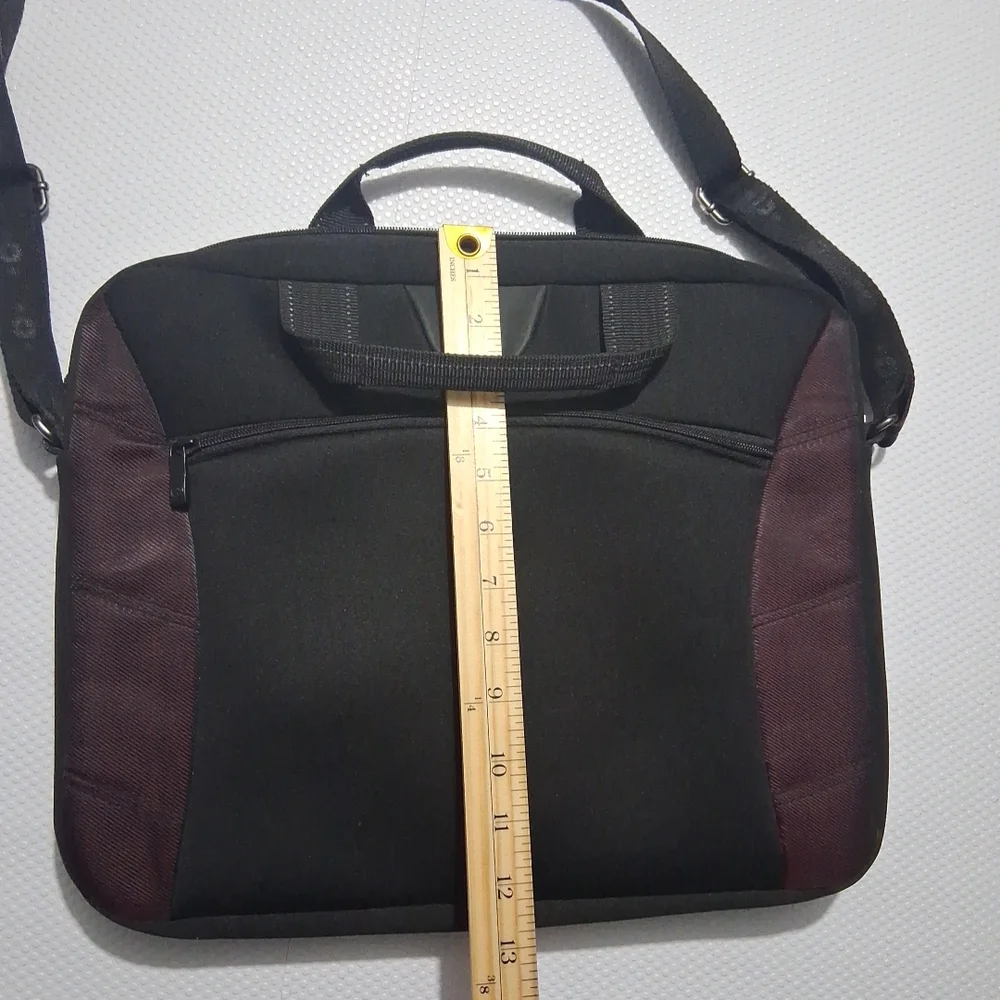 Swiss Tech Black and Brown Laptop Bag